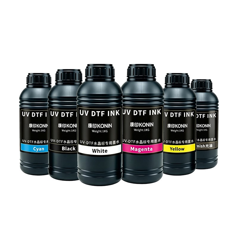 KONIN UV DTF Ink (CMYK+W+G)